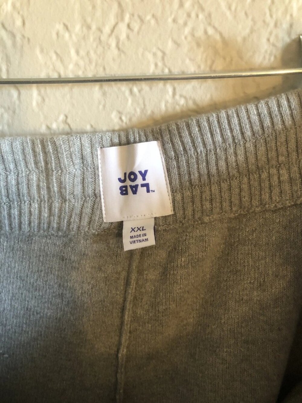 NWT JoyLab Womens Gray Mid-Rise Wide Leg Cargo Sweatpants Adjustable Size 2XL - Picture 3 of 4